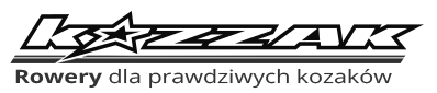 Kozzak Bikes logo banner -professional bikes for real daredevils